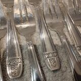 10 silver-plated metal cake forks from the Monaco Grand Prix