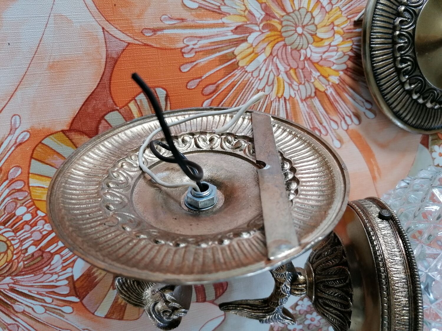 Pair of dolphin/fish sconces