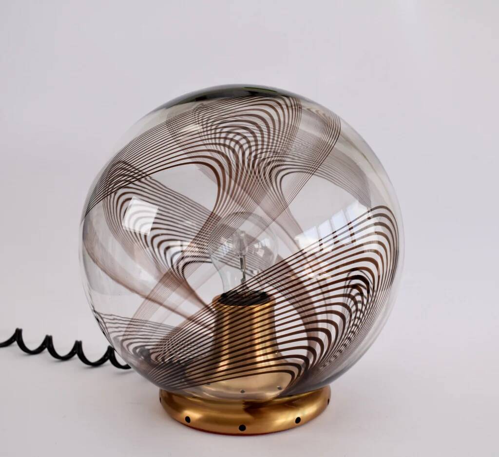 Mid-century Murano table lamp in the style of Lino Tagliapietra