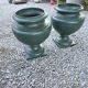 Paire de vases medicis en fonte du XIXème