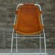 Chair Les Arcs Charlotte Perriand – Vintage patinated leather from the 60s/70s