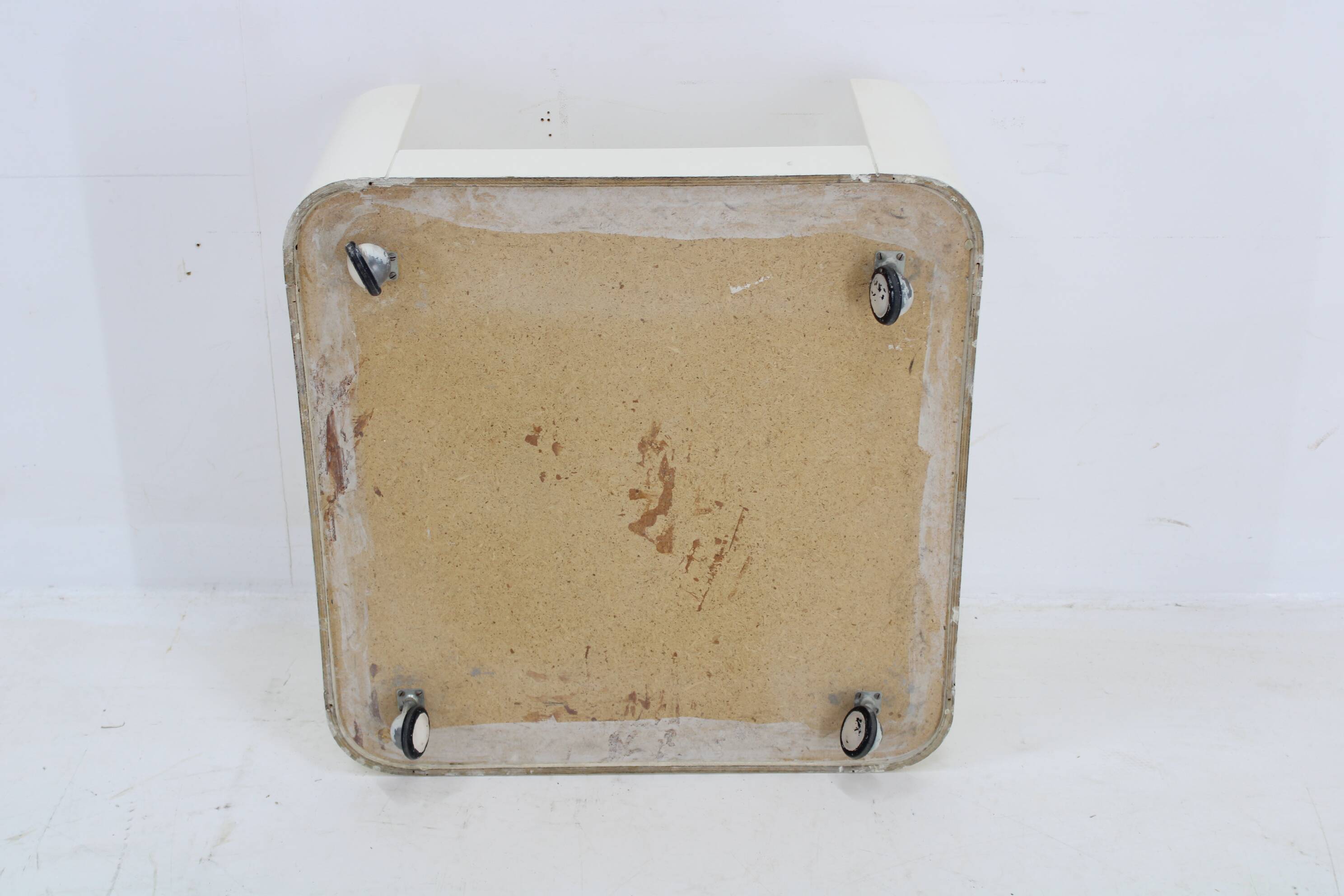 1970s Italian Square Glass Coffee Table