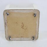 1970s Italian Square Glass Coffee Table