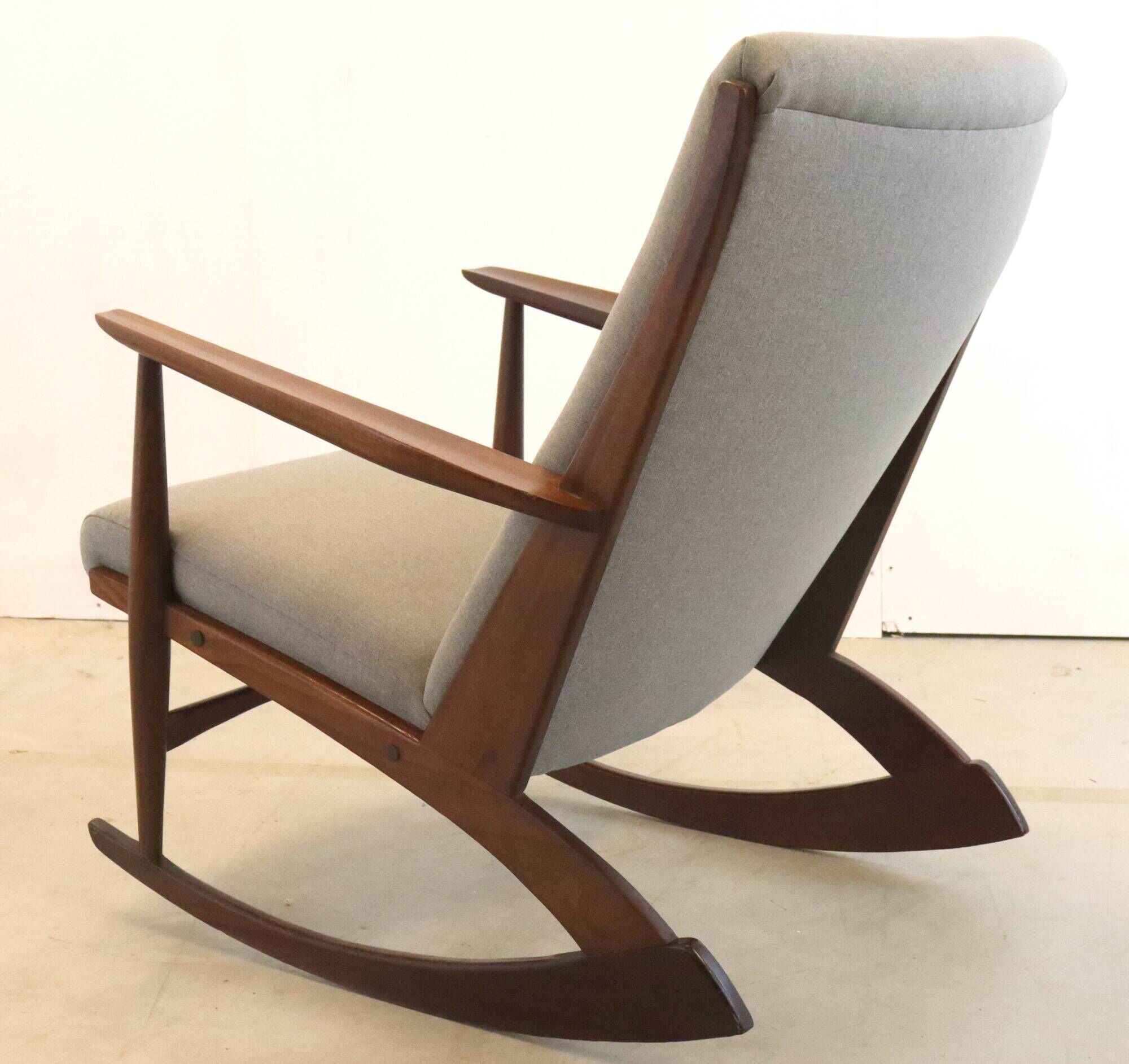 Danish design classic Cube boomerang rocking chair by Søren Georg Jensen