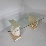 Stone Shell Dining Table from Magnussen Ponte Mactan, 1980s