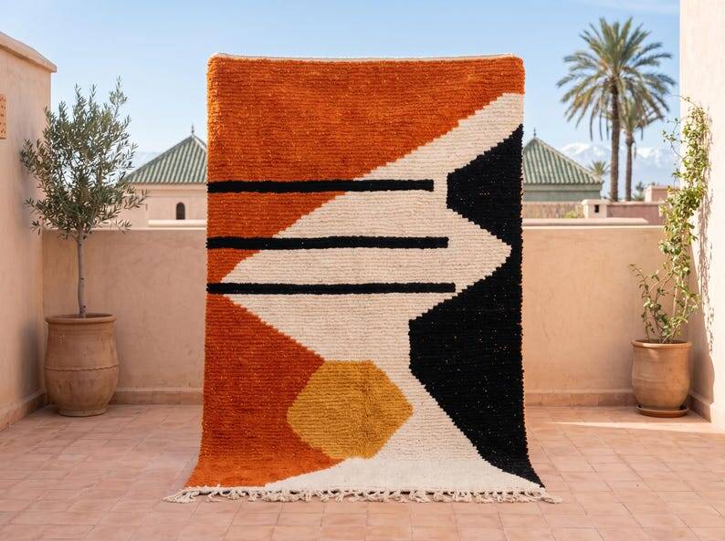 Tapis marocains traditionnels sur commande 250cmx150cm