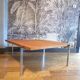 PK61 coffee table with ash top by Poul Kjaerholm for E.Kold Christensen