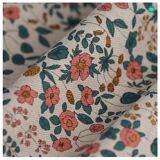 Flower-shaped lampshade printed with "English Garden" Flora.