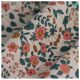 Flower-shaped lampshade printed with "English Garden" Flora.