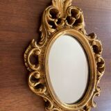 Golden rockery mirror