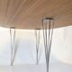 Conference table - Model Superellipse - oak surface with aluminum edge - Bruno Mathsson and Piet Hein