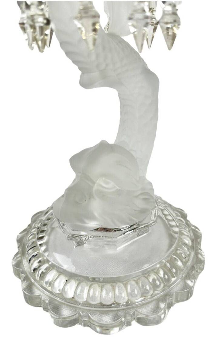 Baccarat Crystal Dolphin Tealight Holder