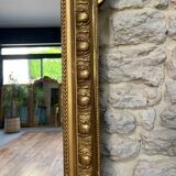 Miroir ancien 133cm/96,5cm doré à la feuille d’or