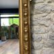 Antique mirror 133cm/96.5cm gilded with gold leaf