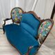 Paire de fauteuils cabriolet retapissés, années 30-40