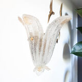 Applique Murano feuilles fleur