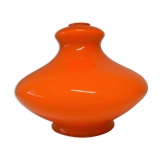 Abat-jour opalin orange vintage
