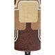 Sessile lampshade H78 D30 - retro 1970s fabric