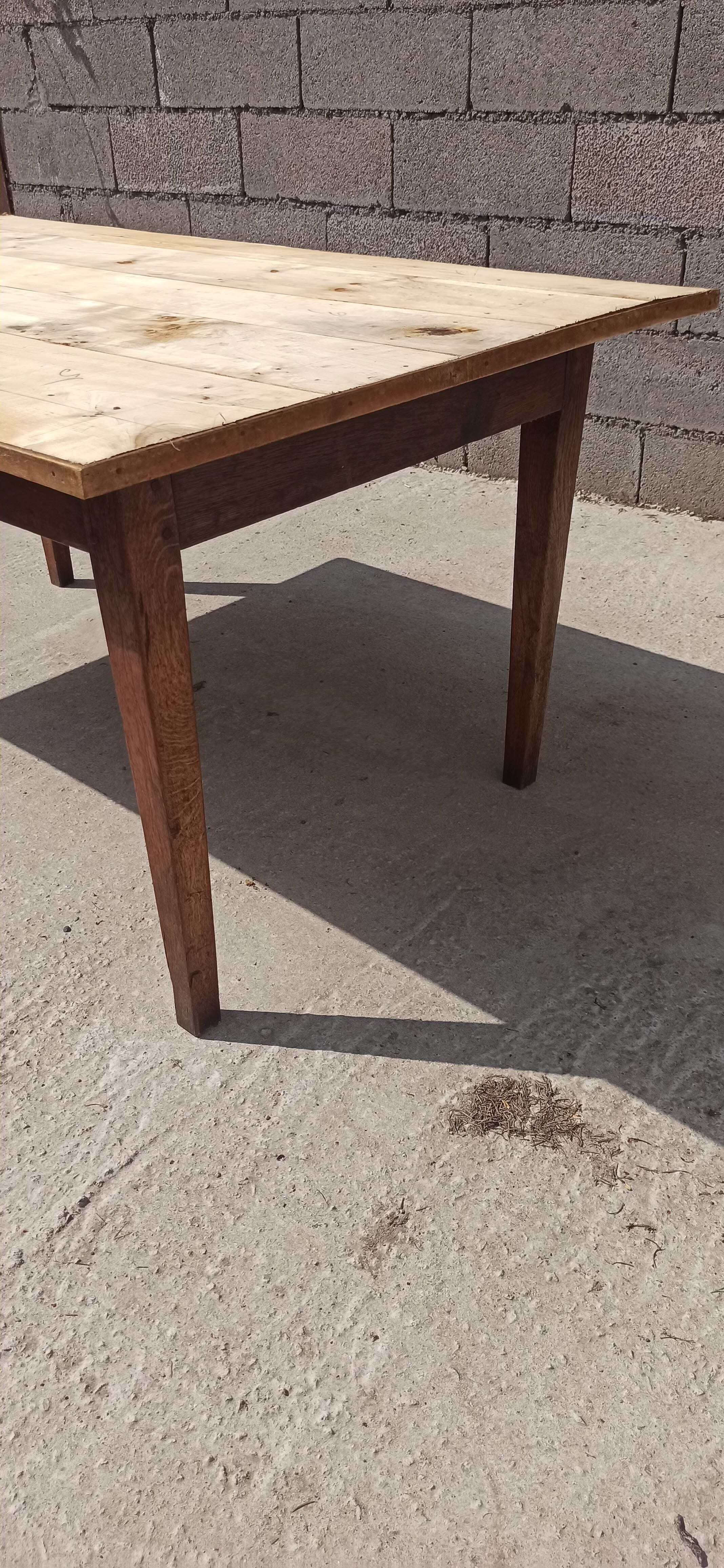 Large farmhouse table beautiful depth