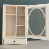 Antique toilet cabinet to hang