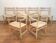 Ensemble de 6 chaises de salle à manger modèle CH46 et CH47 par Hans J. Wegner