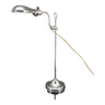 Workshop lamp in aluminum and nickel, adjustable with raise-lower system, France, circa 1900