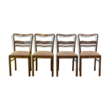 Set of 4 vintage Scandinavian chairs – 45 cm