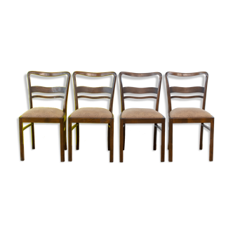 Série de 4 chaises scandinaves vintage – 45 cm
