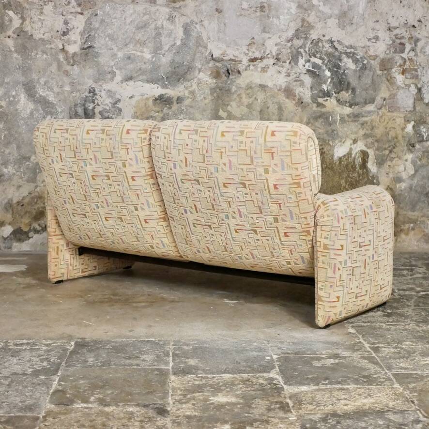 Strässle graphic sofa, 1980s