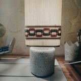 Travertine lamp