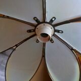 Daisy suspension shortbread glass and vintage brass