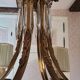 Bronze chandelier with 6 light pendants