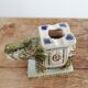 Ceramic elephant, green