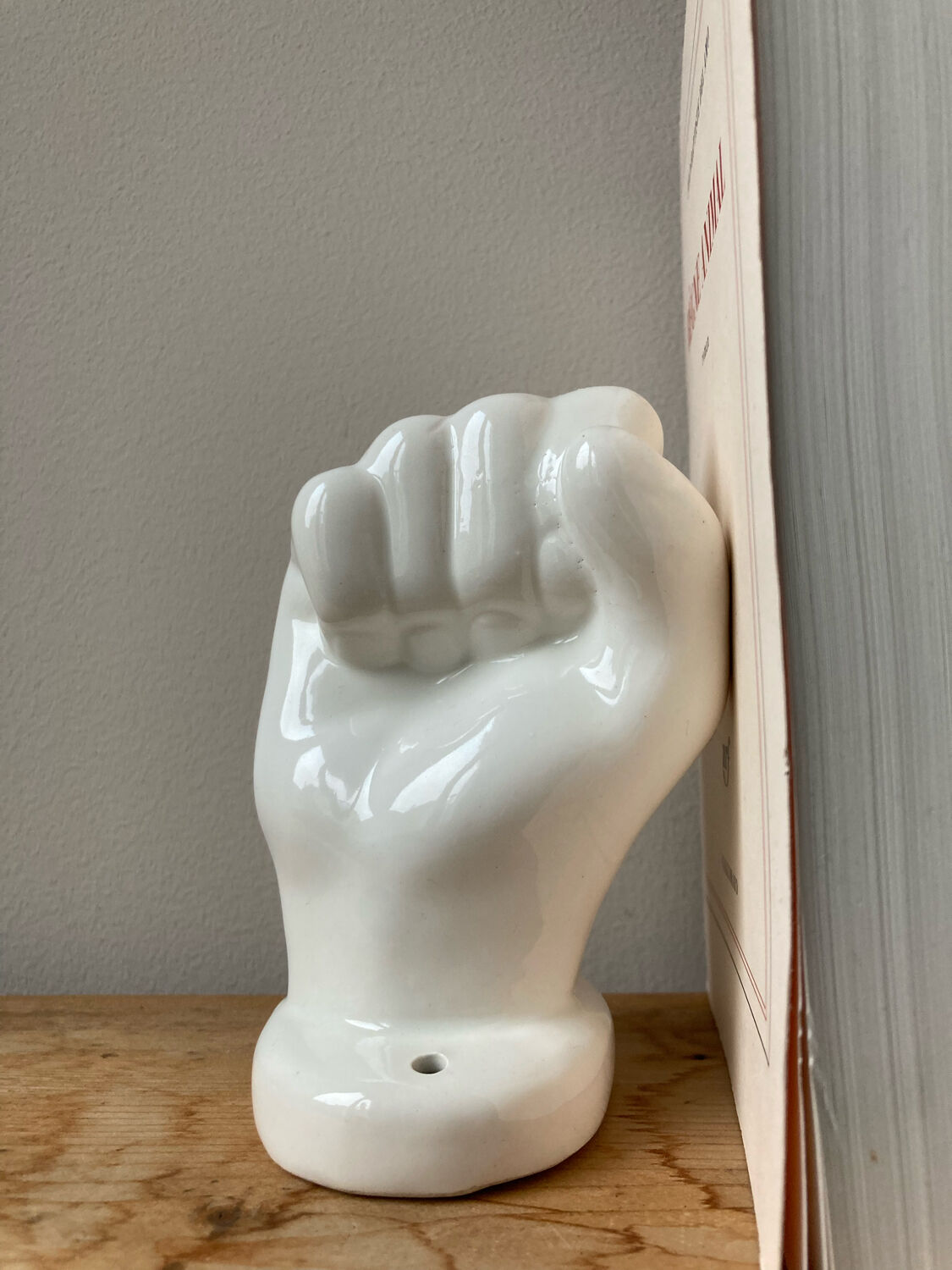 Vintage ceramic hand pair