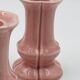 Set of 3 pink ceramic candle holders
