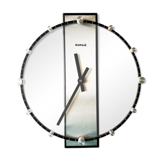 Modernist wall clock Space Age Kiplé. Germany 1960s