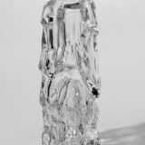 Tyko Axelsson Crystal Glass Vase, for Rejmyre, Sweden