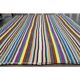 1970s Vintage Turkish Oushak Handmade Wool Cotton Blue Area Rug 157x259