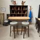 Oak bar counter