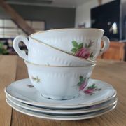 3 vintage Belgian cups from Maison R. Michiels (St Nicolas Waes)