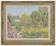 Maurice Léan (20th century) The garden in bloom Oil on canvas