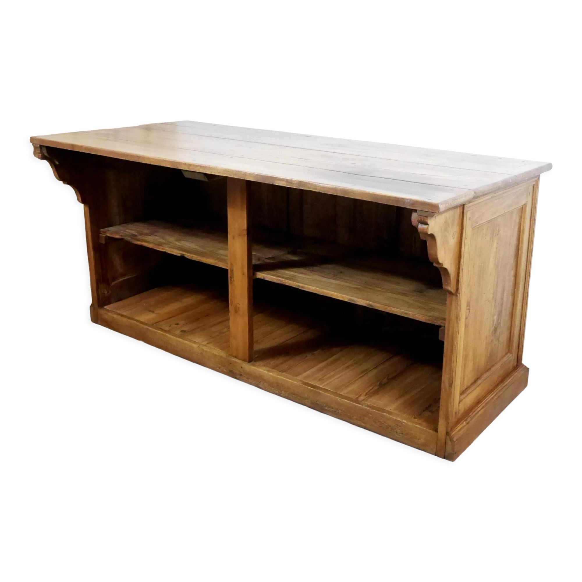 Old draper table store counter