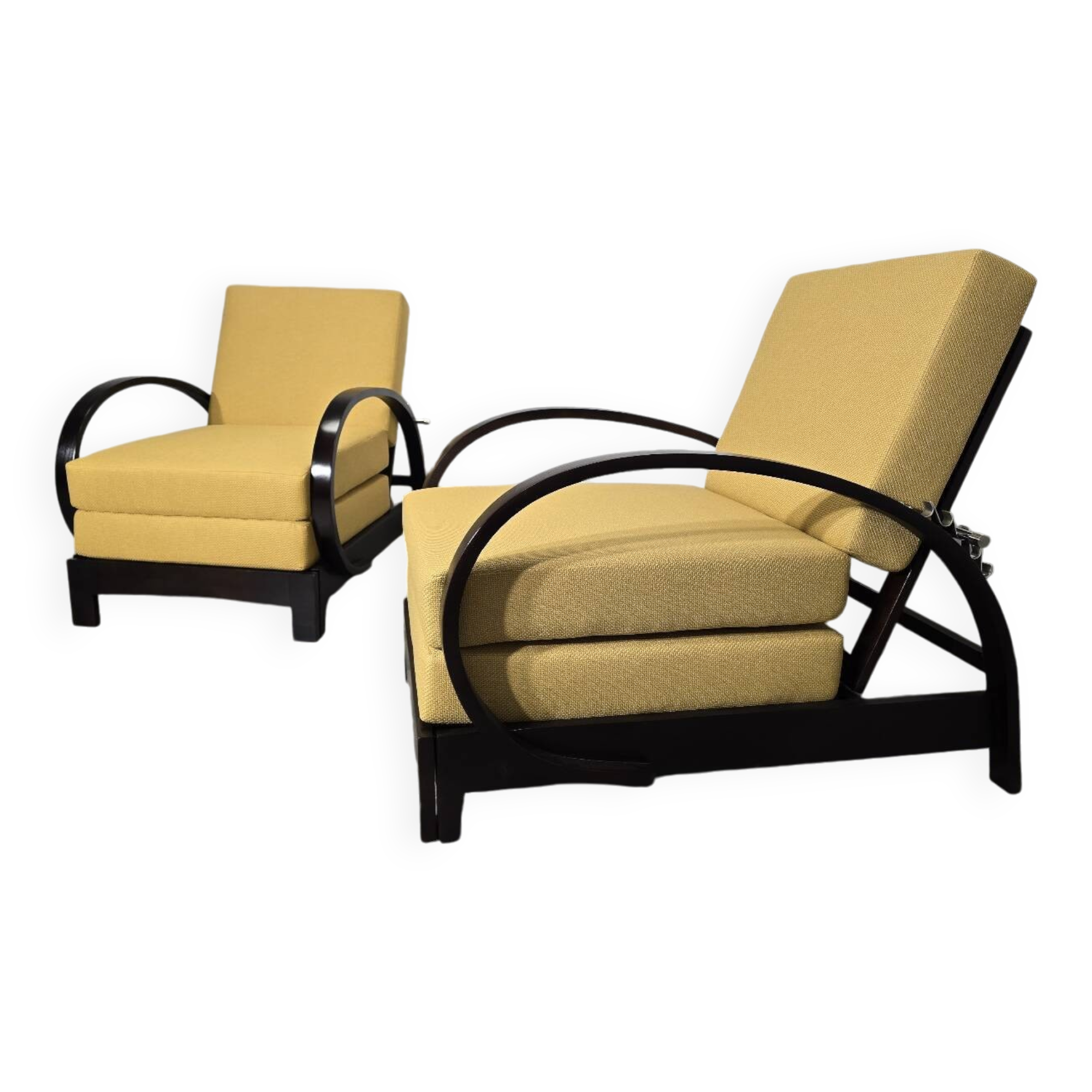 Fauteuils Art Déco par Jindrich Halabala, lot de 2