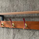Scandinavian coat rack wardrobe in teak from the 1960s.