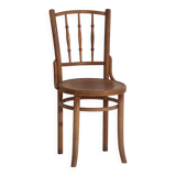 Ancienne chaise Thonet avec assise gravée (c.1920) #4