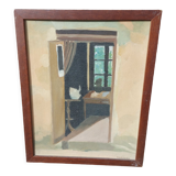 Oil on panel signed Zwahlen