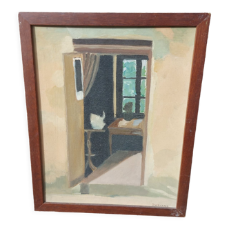Oil on panel signed Zwahlen
