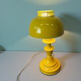 Miniature vintage yellow desk lamp