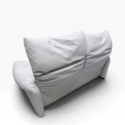Cassina Maralunga 2-Seater Sofa by Vico Magistretti in Grey