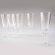 6 flutes champagne